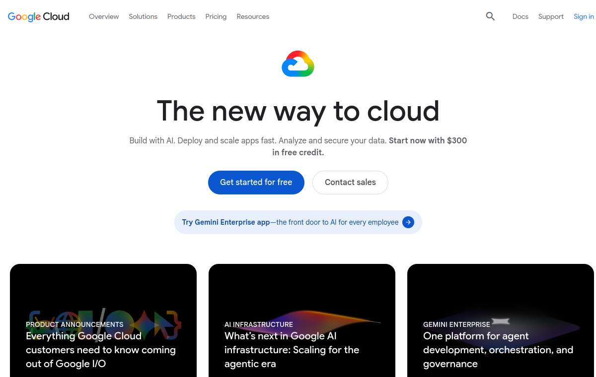 Screenshot of Google Document AI