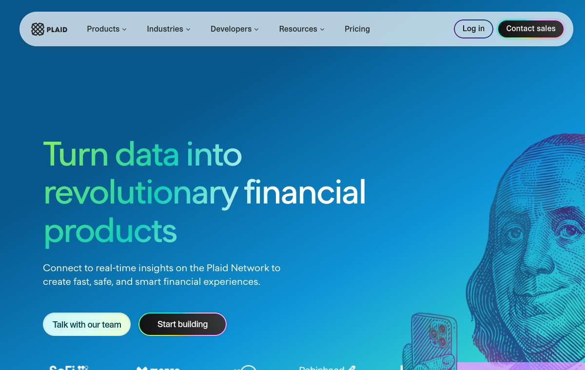 Screenshot of Plaid Identity Verification