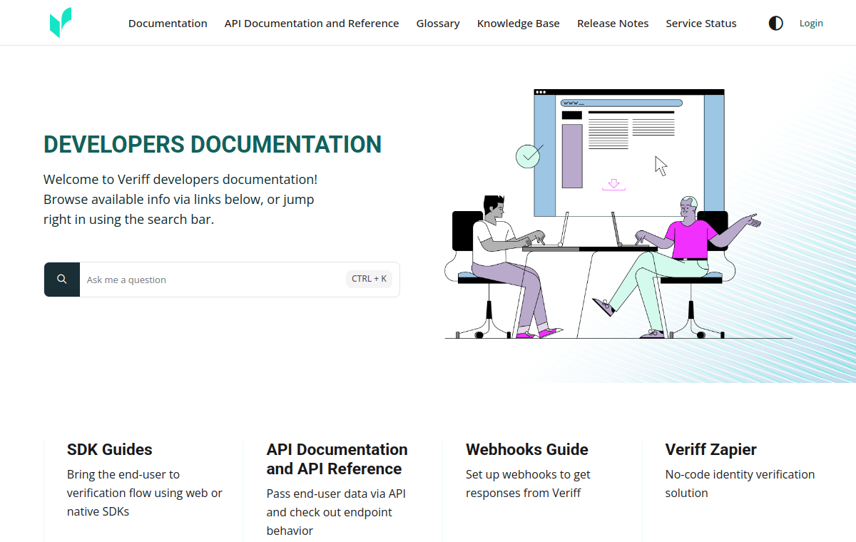 Screenshot of Veriff