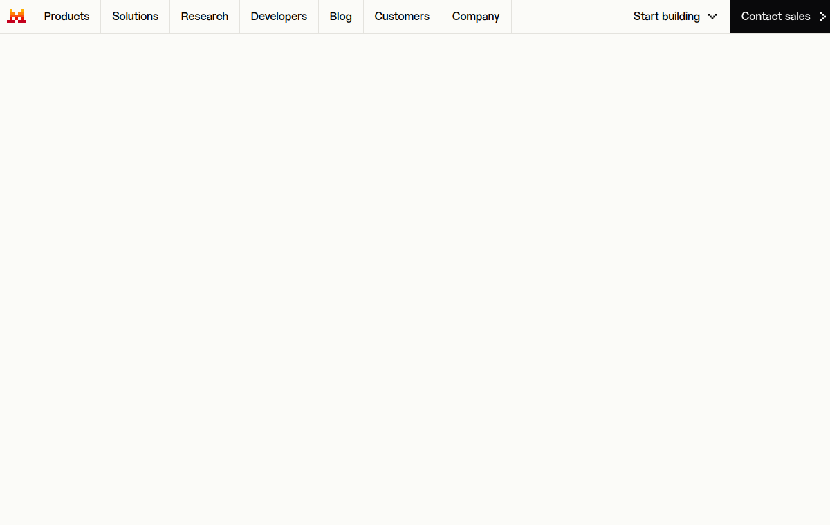 Screenshot of Mistral La Plateforme