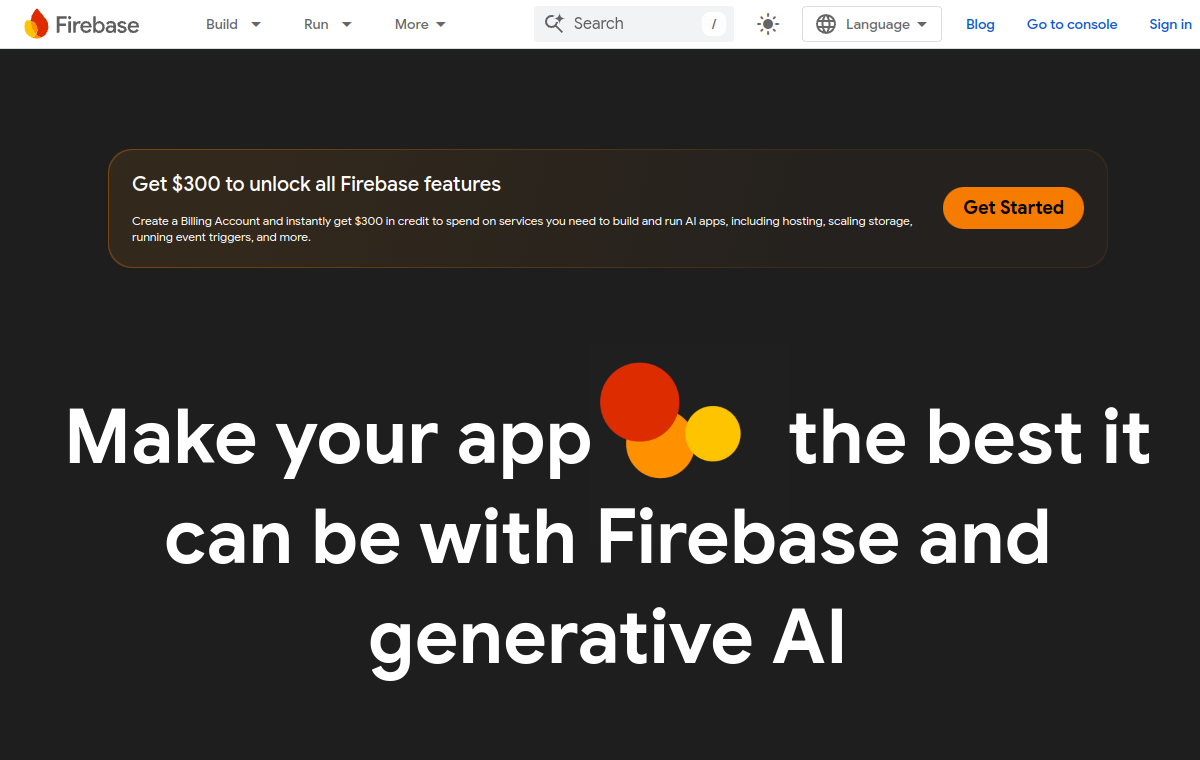 Screenshot of Firebase Cloud Messaging